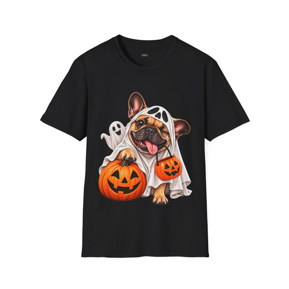 Gespenst Frenchie Halloween T-Shirt