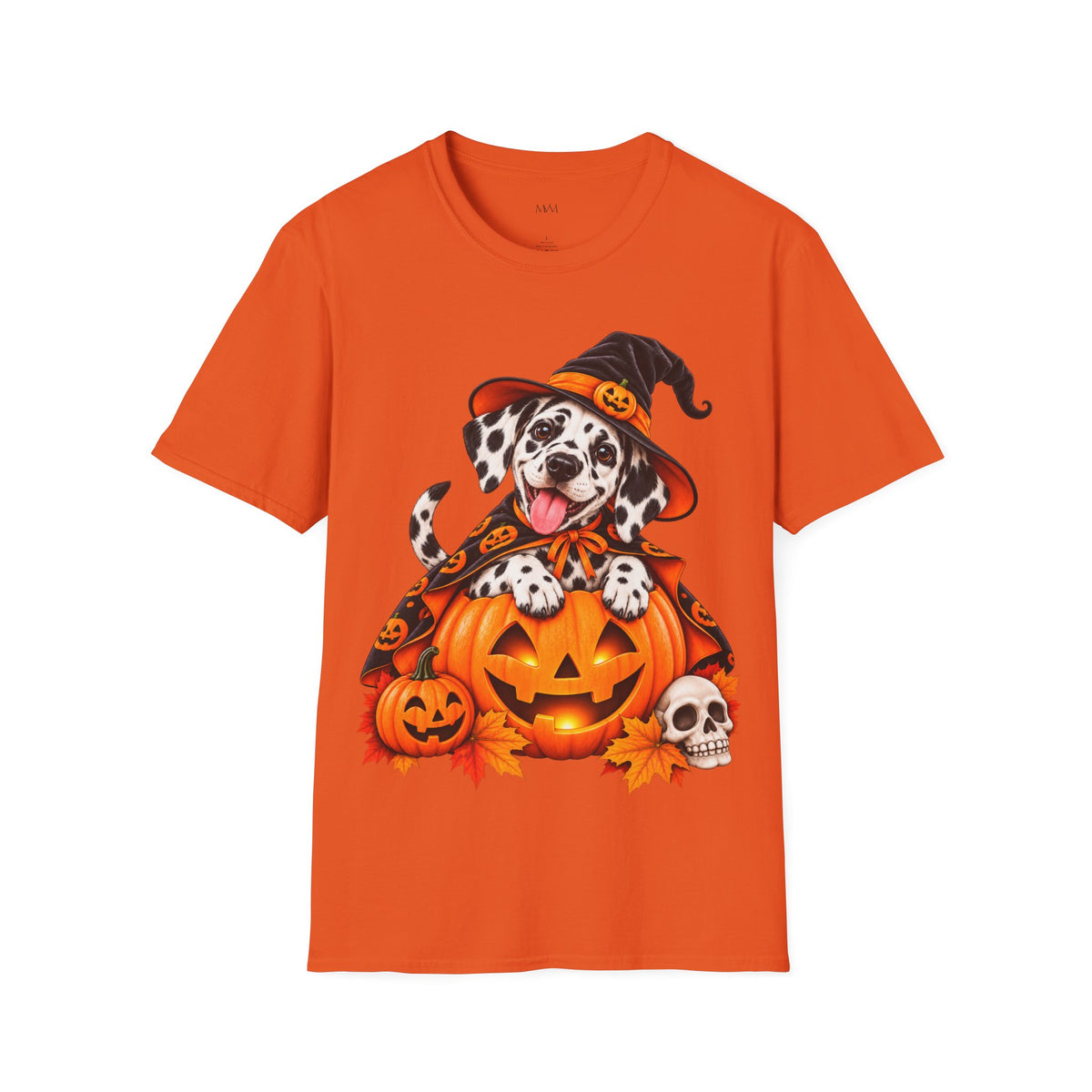 Witch Hat Dalmatian Halloween T-Shirt