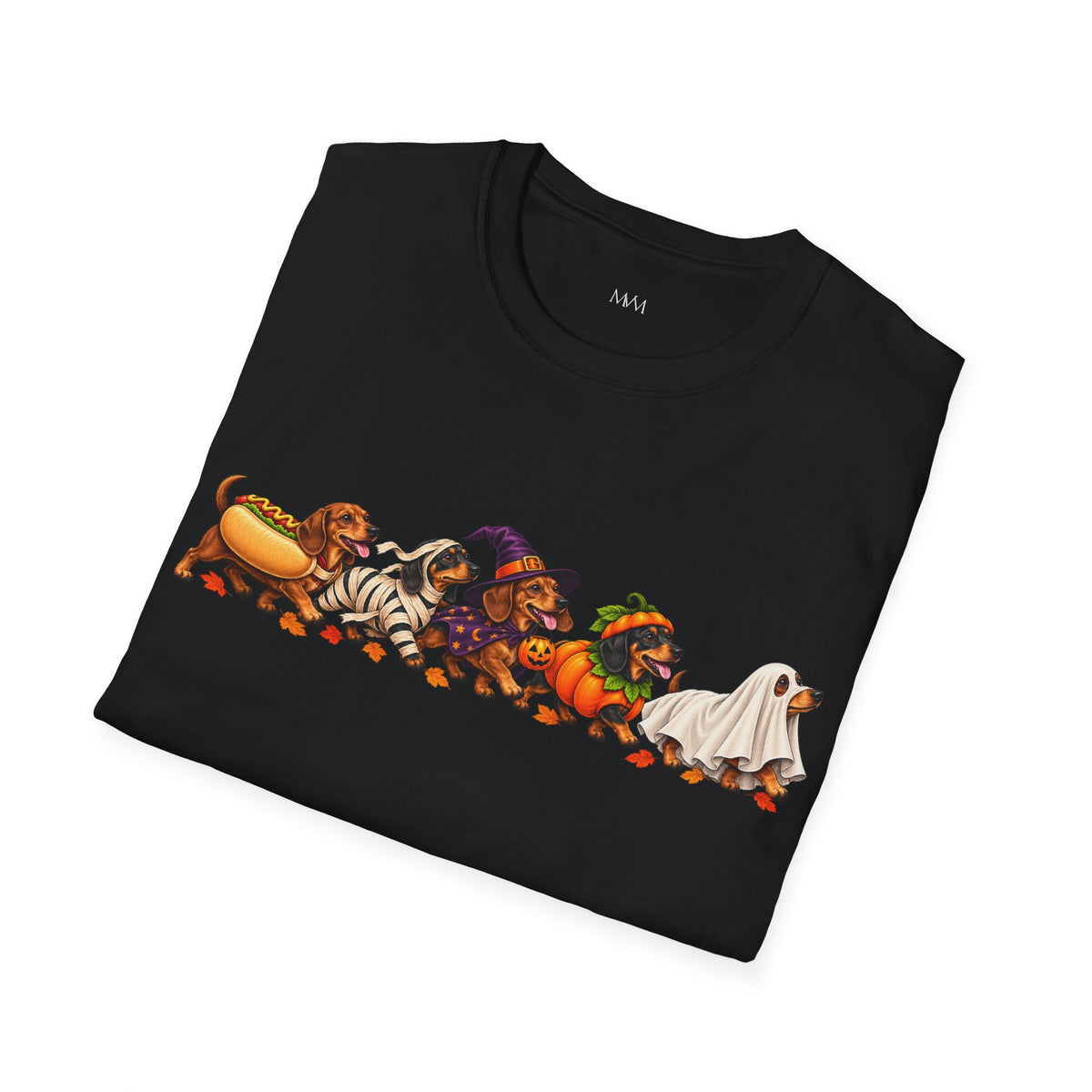 Hot Dog Parade Wiener Dog Halloween T-Shirt