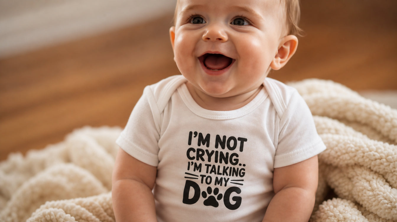 Baby Body Hund & Strampler für kleine Hundeliebhaber