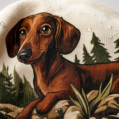 High quality DTG printed dog t-shirt