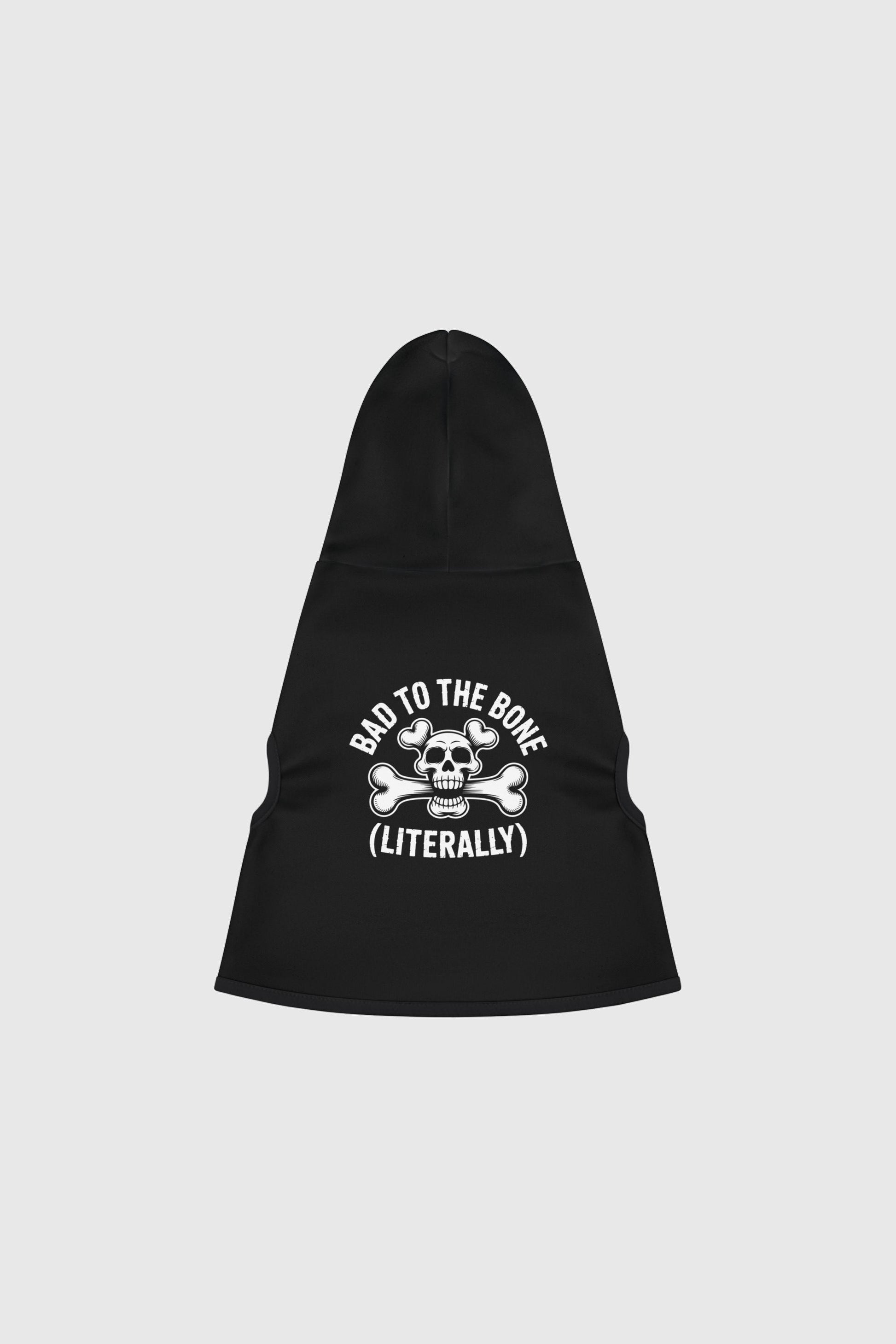 French bulldog in bad to the bone literally dog hoodie