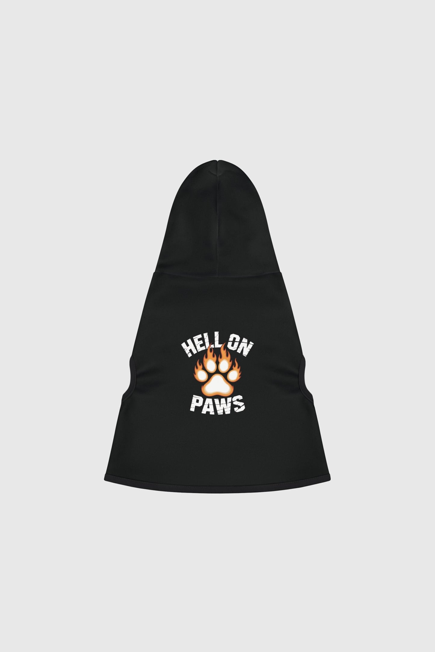 French bulldog in hell on paws dog hoodie