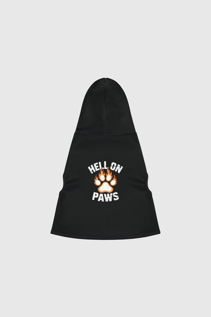 French bulldog in hell on paws dog hoodie