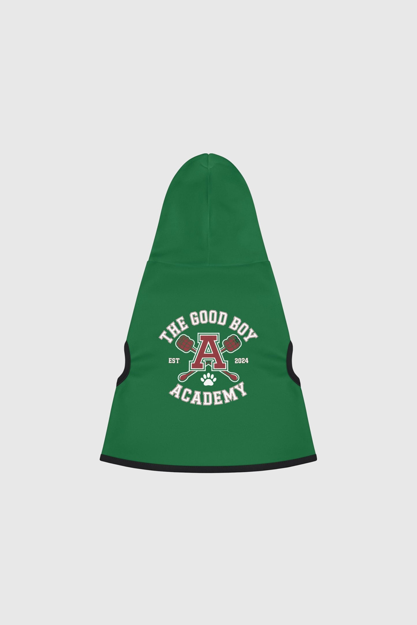 Dachshund in green the good boy academy dog hoodie
