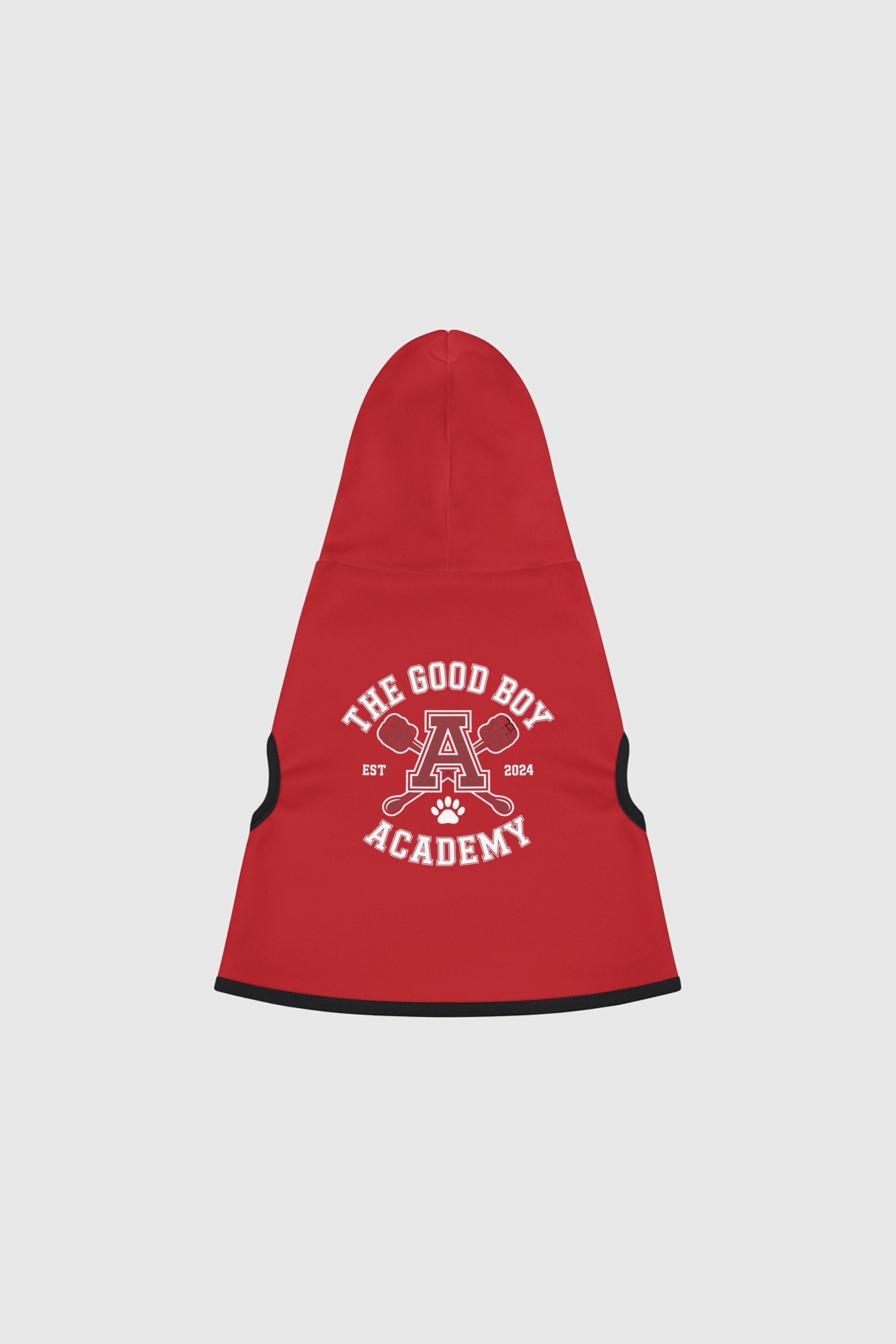 Dachshund in red the good boy academy dog hoodie