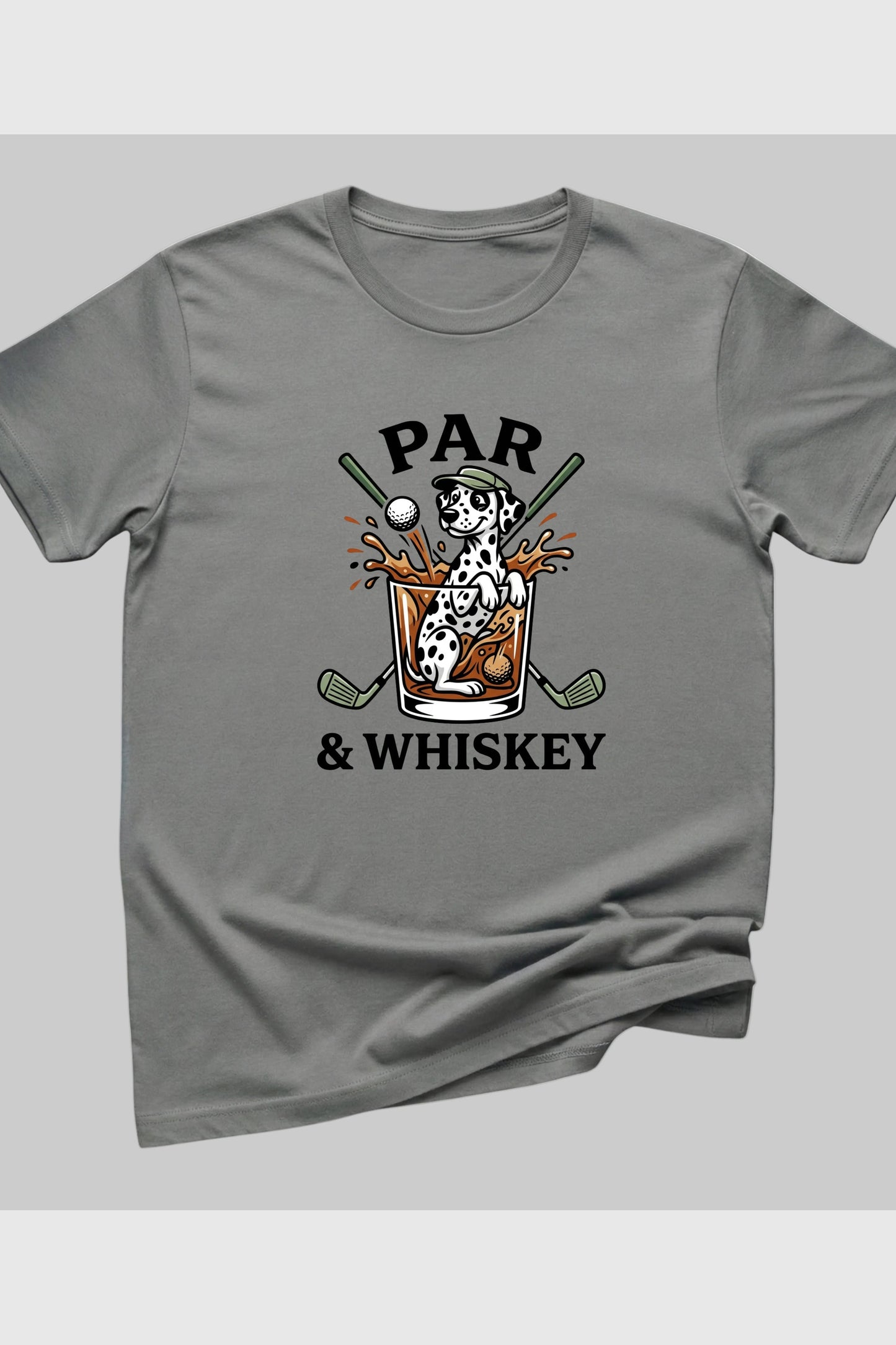 Dalmatian Golf T-Shirt - Par & Whiskey