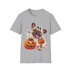 Gespenst Frenchie Halloween T-Shirt