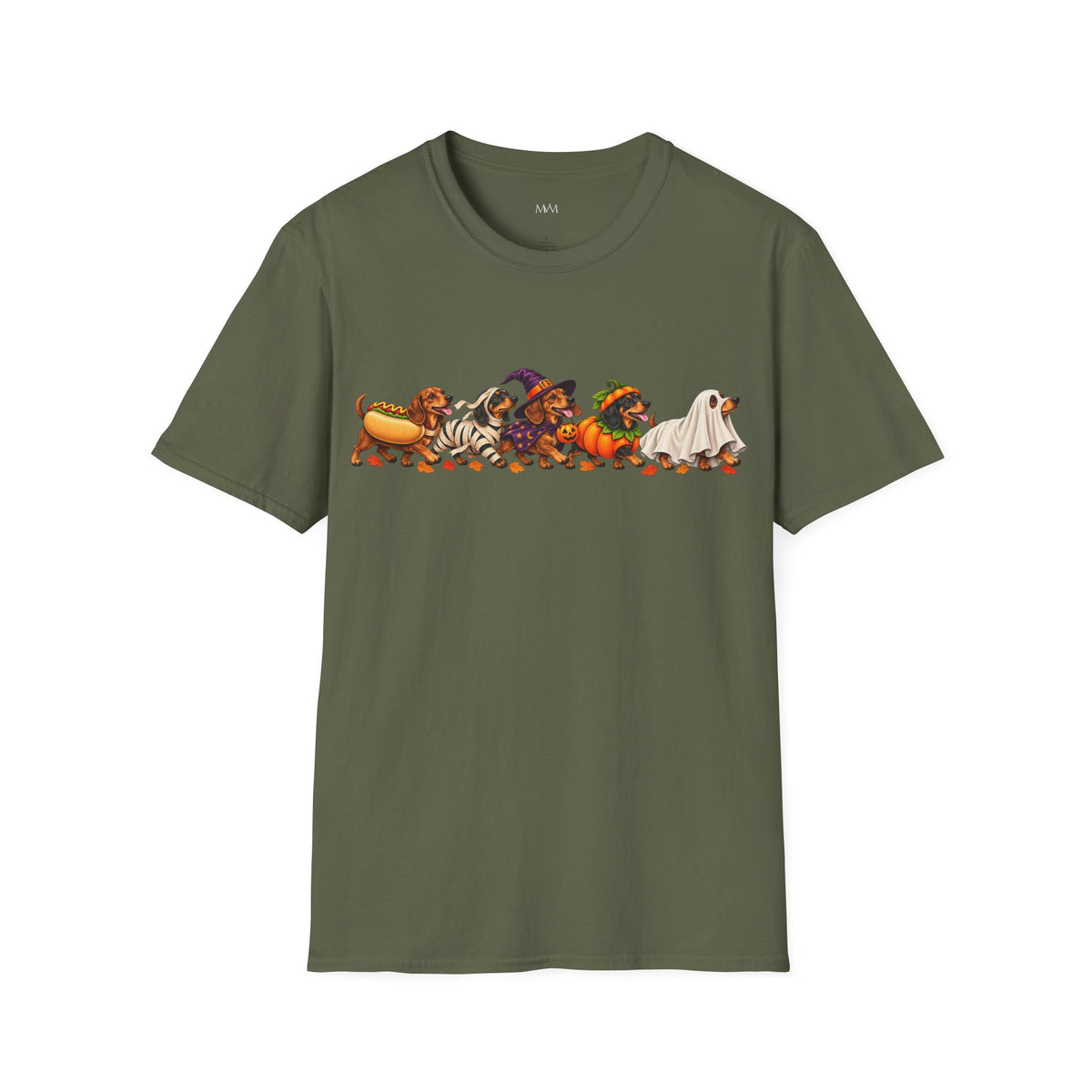 Hot Dog Parade Wiener Dog Halloween T-Shirt