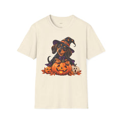 Hexen-Dackel Halloween T-Shirt