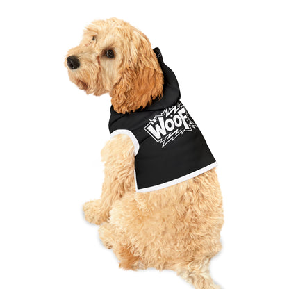 Pet Hoodie  - Black WOOF
