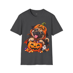 Pumpkin Pug Halloween T-Shirt