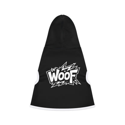 Pet Hoodie  - Black WOOF