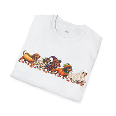 Hot Dog Parade Wiener Dog Halloween T-Shirt