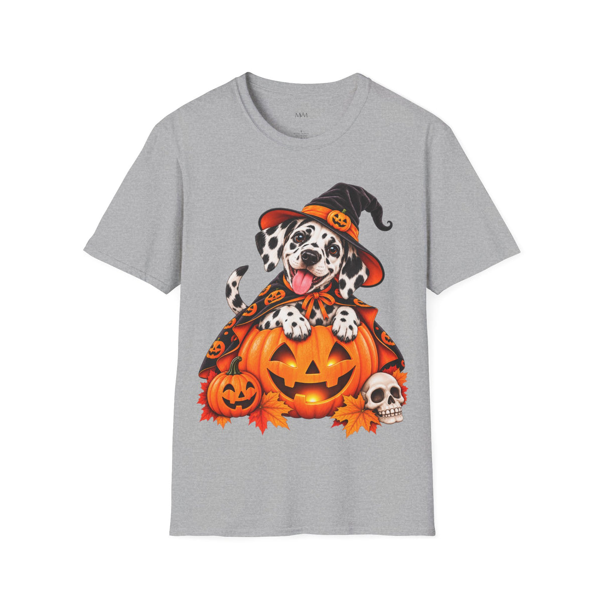 Hexenhut Dalmatiner Halloween T-Shirt