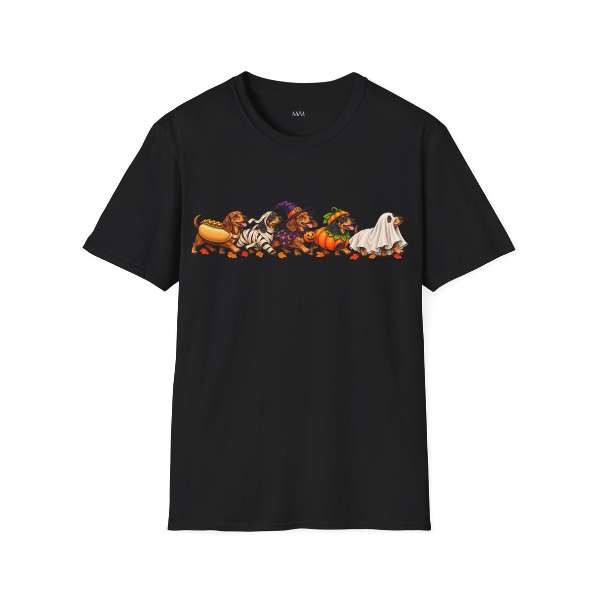Hot Dog Parade Wiener Dog Halloween T-Shirt