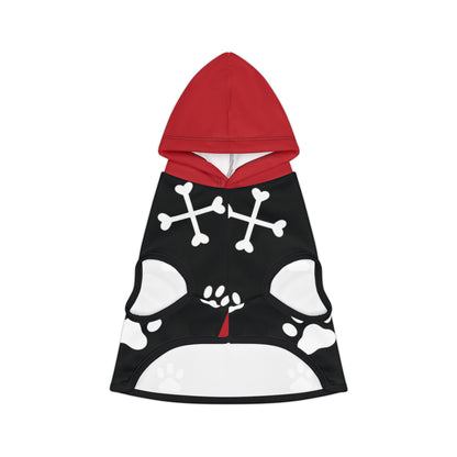 Pet Hoodie Paw Print Crossbones