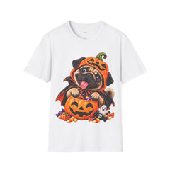Pumpkin Pug Halloween T-Shirt