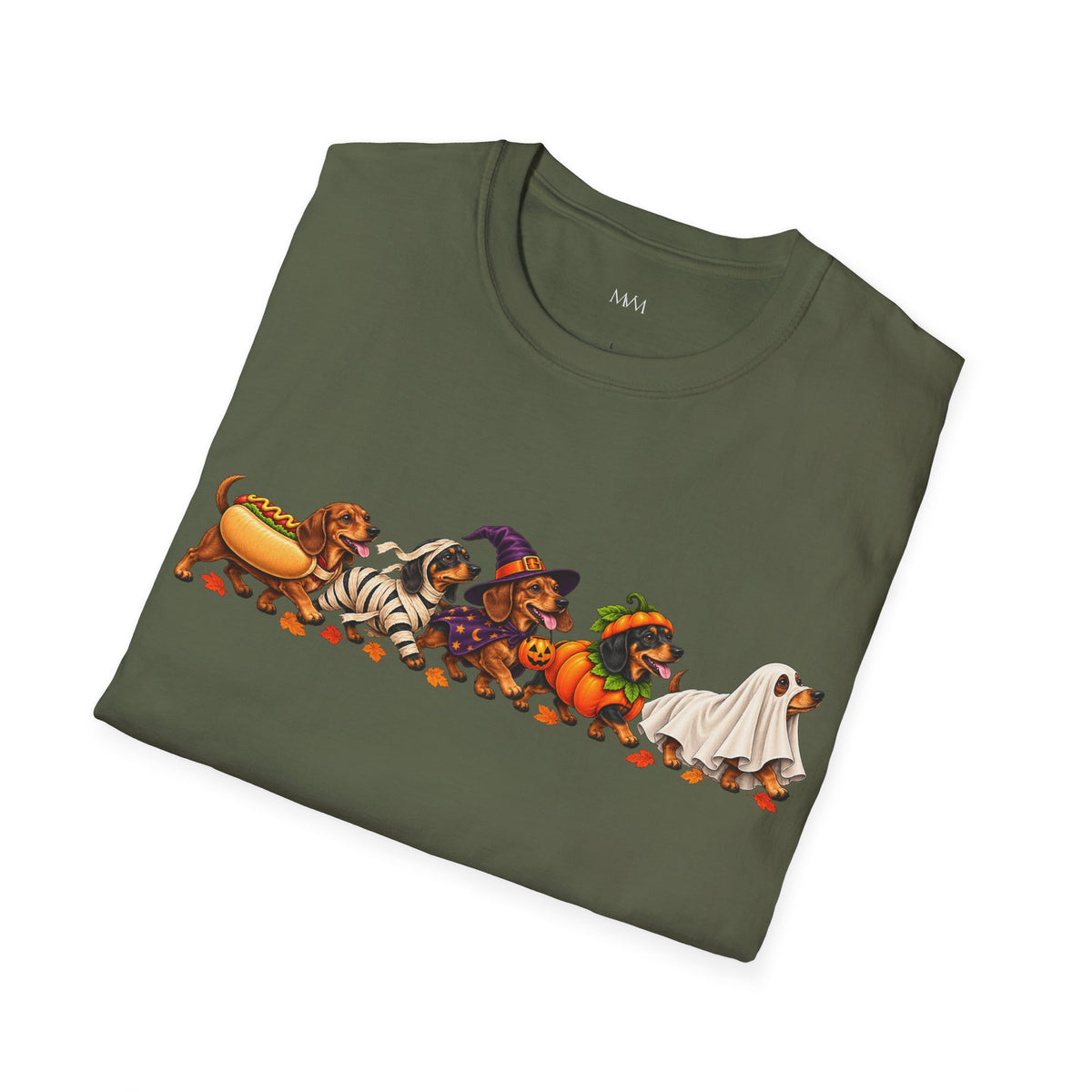 Hot Dog Parade Wiener Dog Halloween T-Shirt
