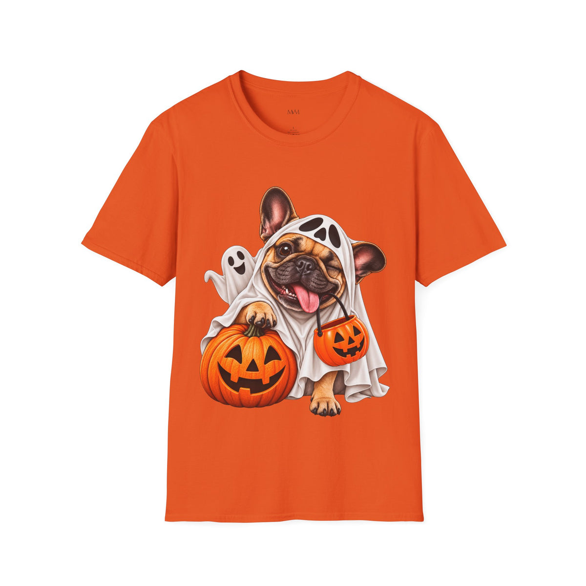 Gespenst Frenchie Halloween T-Shirt