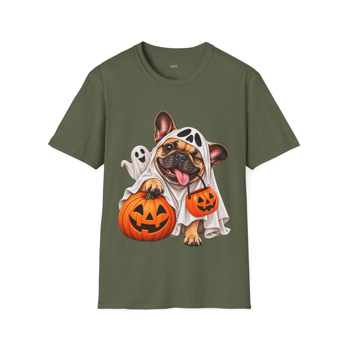 Gespenst Frenchie Halloween T-Shirt