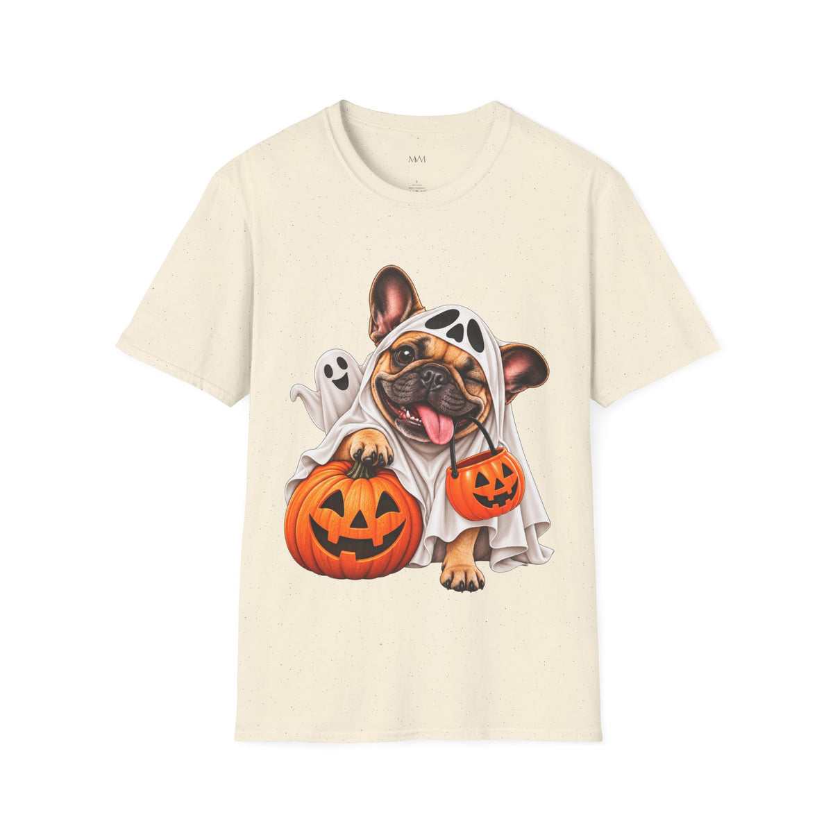 Gespenst Frenchie Halloween T-Shirt