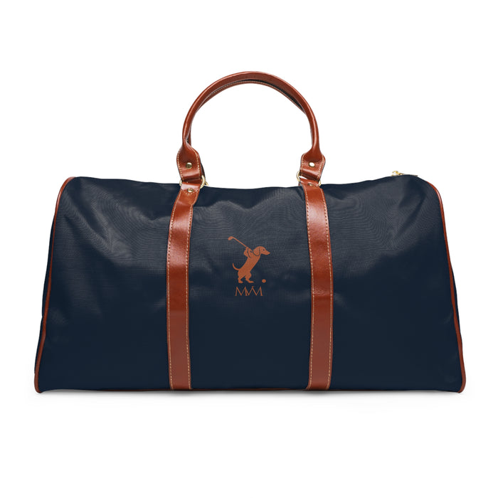 Swing Dachshund Golf Travel Bag, Navy