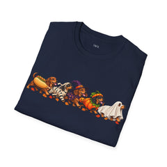 Hot Dog Parade Wiener Dog Halloween T-Shirt