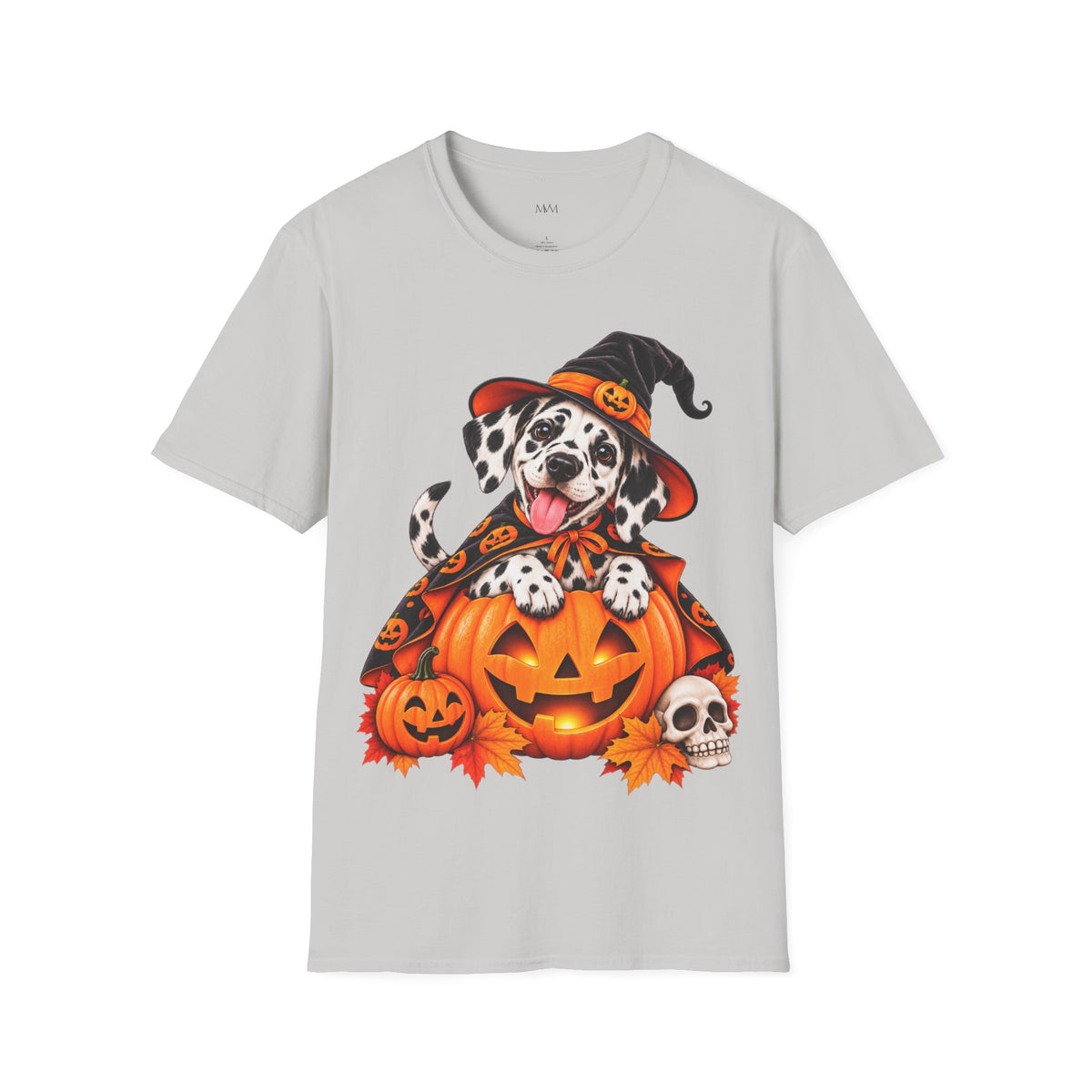 Hexenhut Dalmatiner Halloween T-Shirt
