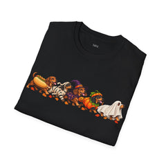 Hot Dog Parade Wiener Dog Halloween T-Shirt