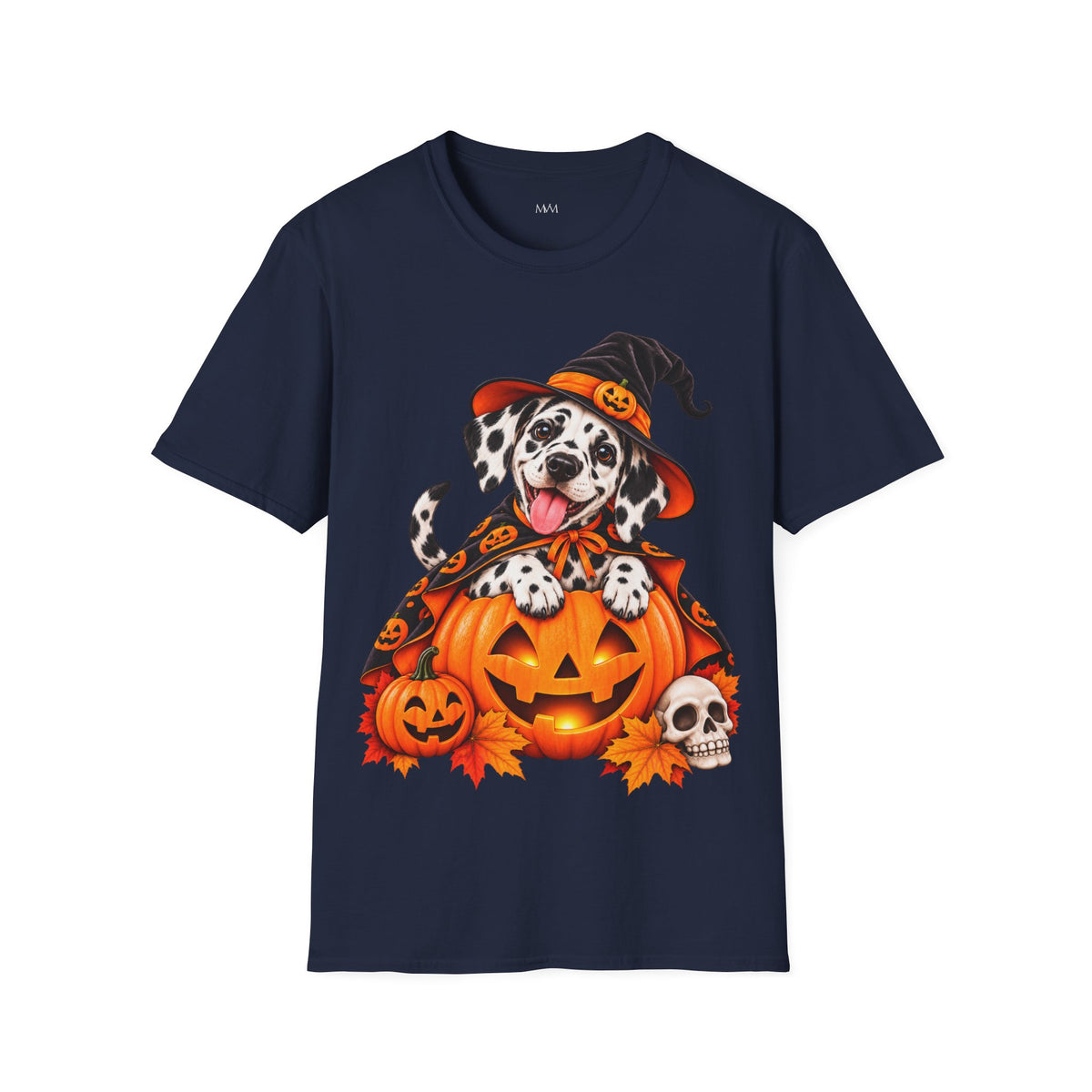 Hexenhut Dalmatiner Halloween T-Shirt