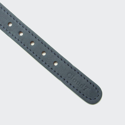 Tiergarten Dove dog collar detail, soft fabric texture