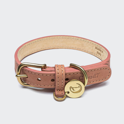 Peach soft dog collar, adjustable fit, Cloud 7 Tiergarten