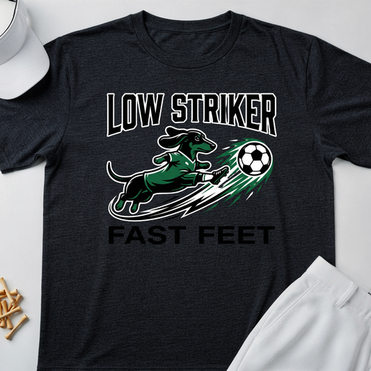 T-Shirt – Low Striker Fast Feet Soccer Dog
