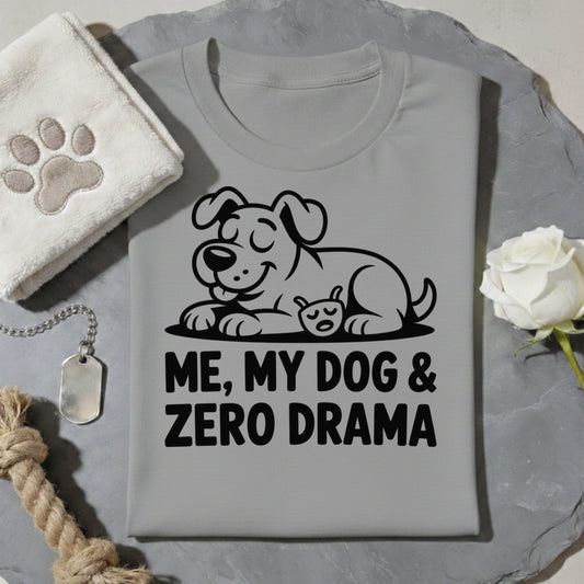 Me My Dog Zero Drama T-Shirt