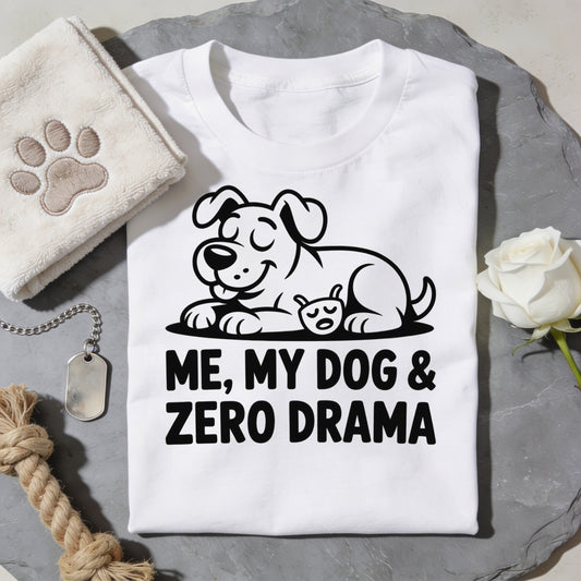 Me My Dog Zero Drama T-Shirt