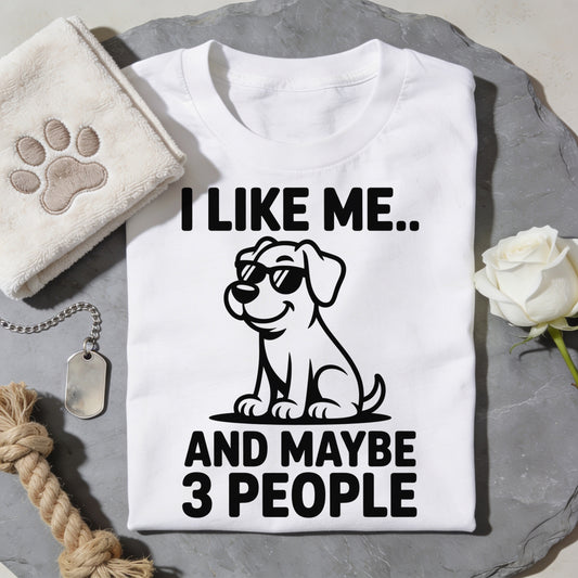 I Like Me And Maybe 3 People T-Shirt