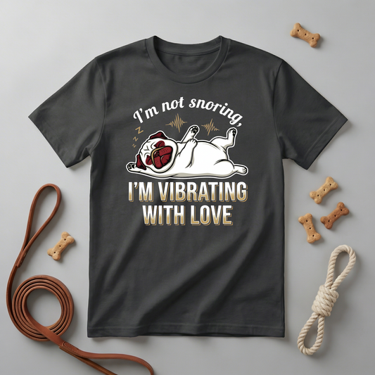 T‑Shirt - I’m Not Snoring, I’m Vibrating With Love