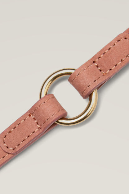 Brass O-ring of the Cloud 7 Tiergarten Peach dog leash, detail