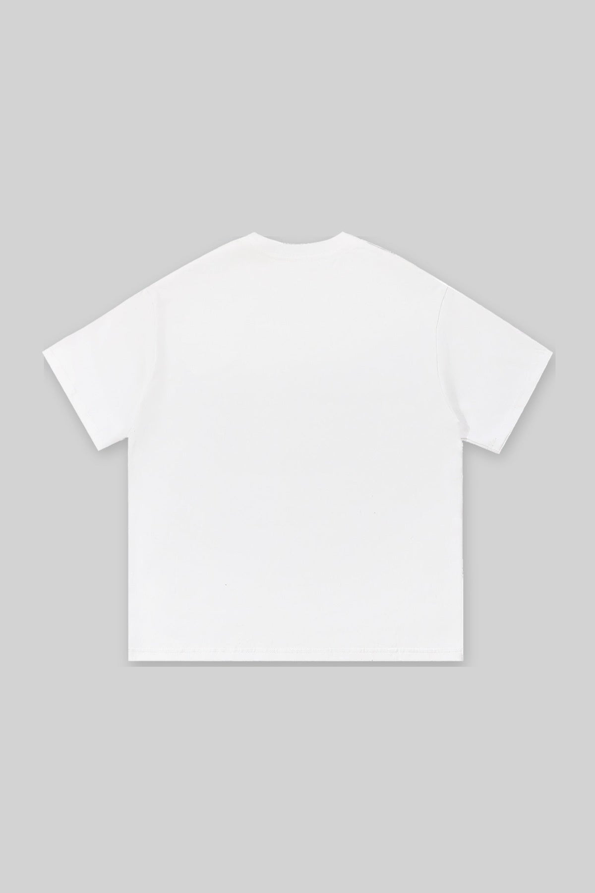 Classy Swing Poodle Golf Tee in white, back view. Color: White