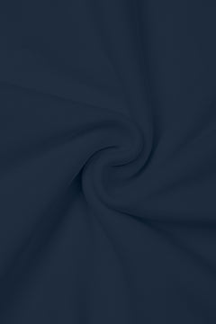Close-up of the soft fleece fabric of the navy golf sweatshirt. Color: Navy