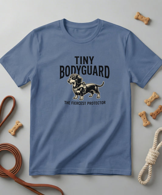 Tiny Bodyguard Dachshund T‑Shirt