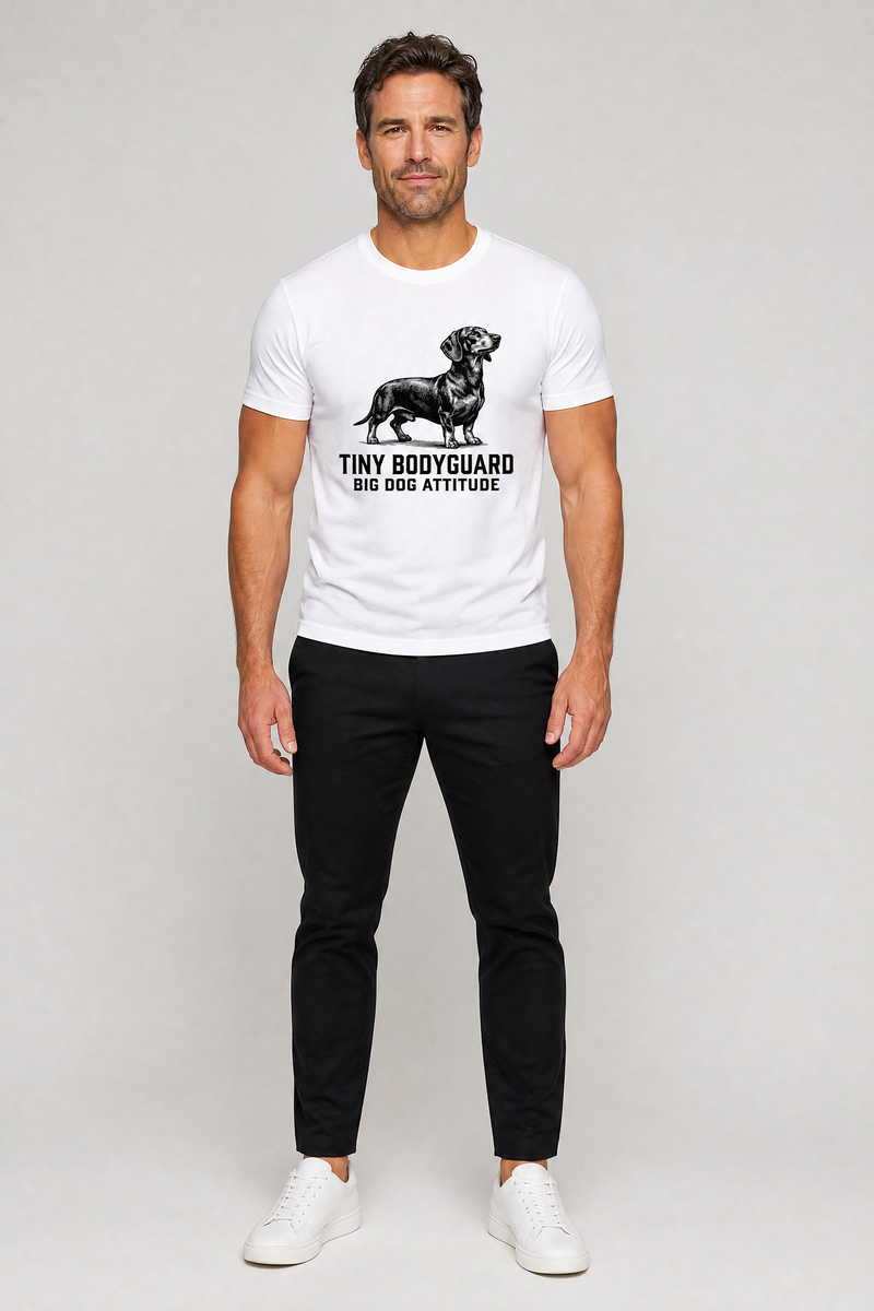 Dackel T-Shirt – Kleiner Hund, große Klappe