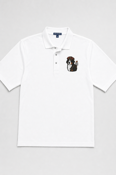 Bernese Golfer Tartan - Embroidered Polo Shirt