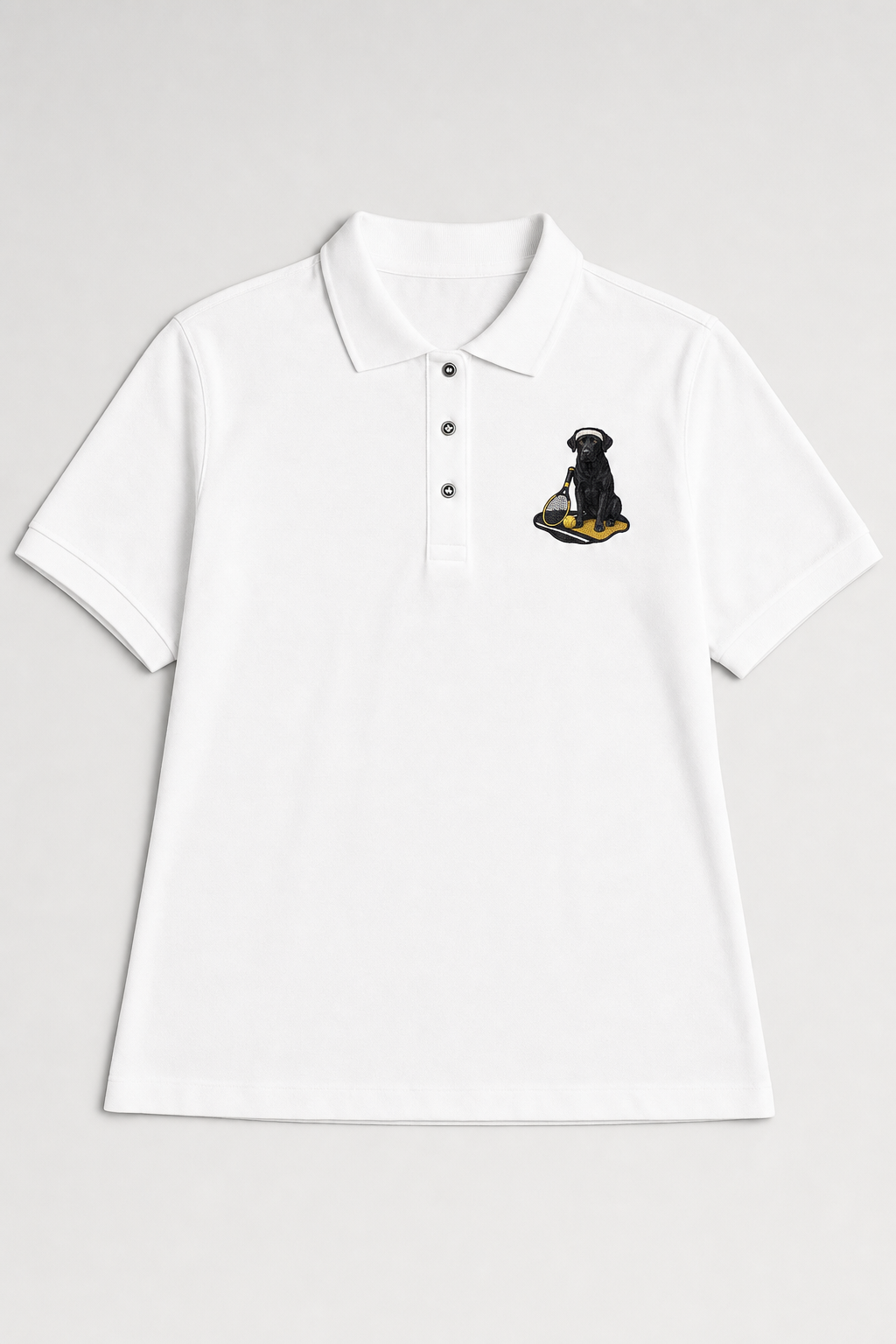 Black Lab Tennis - Embroidered Polo Shirt