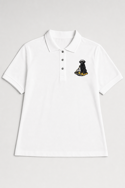 Black Lab Tennis - Embroidered Polo Shirt