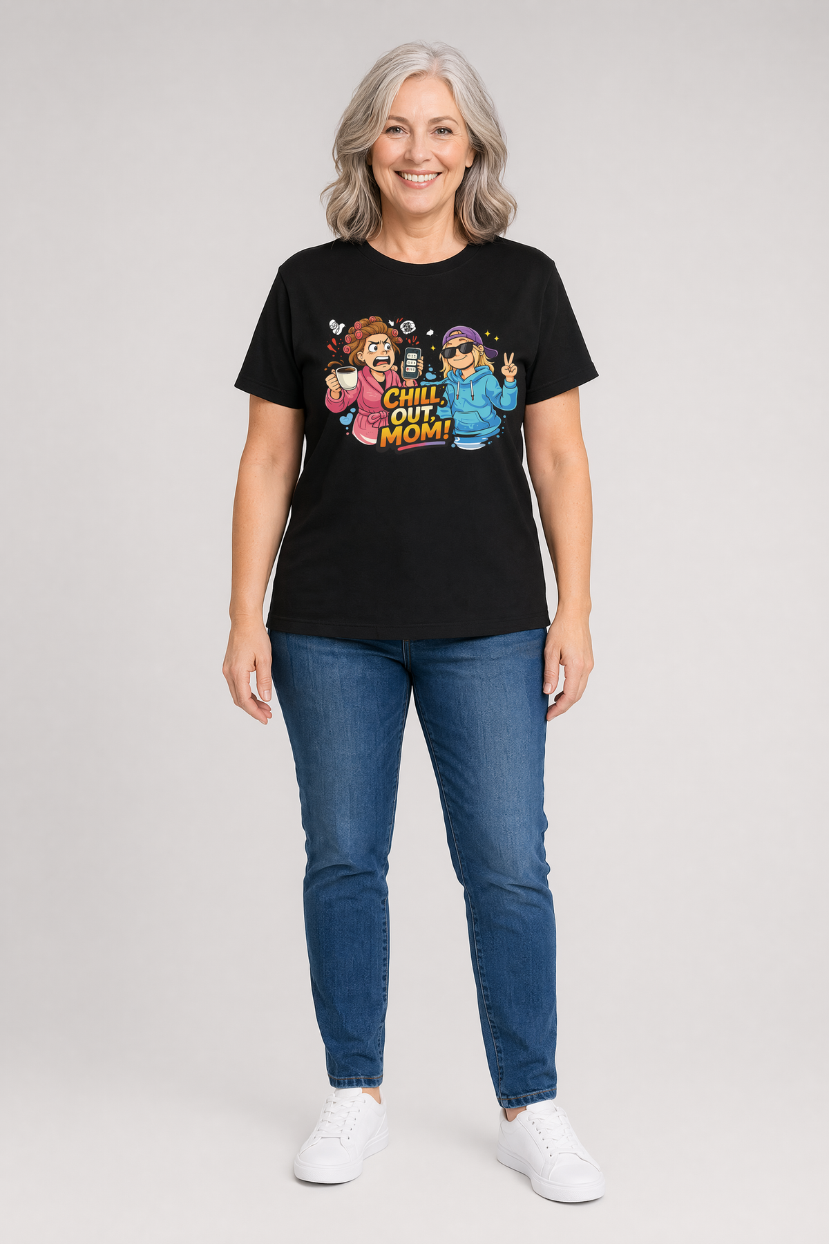 Chill Out Mom Funny T-Shirt - Sarcastic Gift for Moms