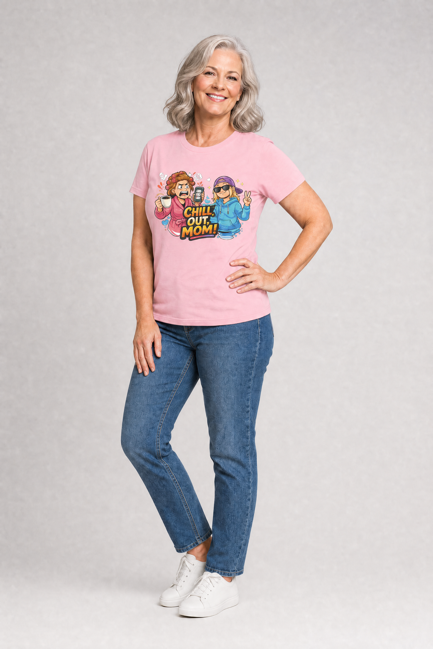Chill Out Mom Funny T-Shirt - Sarcastic Gift for Moms