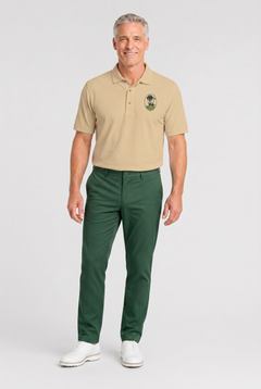 Dachshund Golf Polo Shirt, Embroidered Wiener Dog Crest