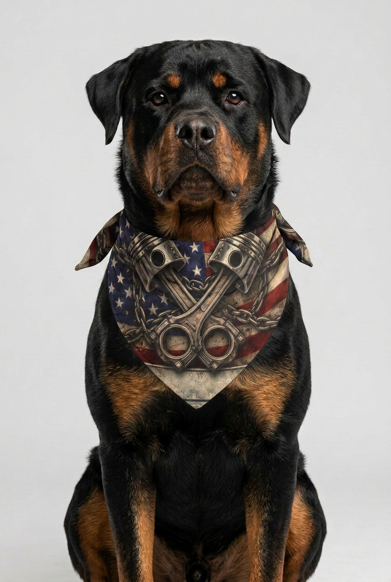 Hundebandana – American Piston Flag